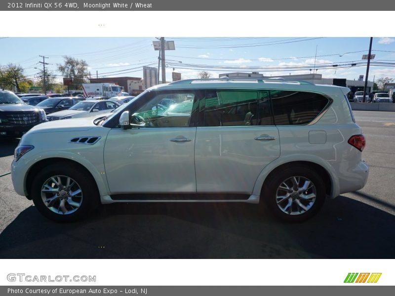 Moonlight White / Wheat 2012 Infiniti QX 56 4WD