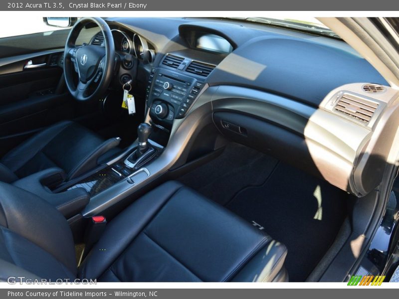 Crystal Black Pearl / Ebony 2012 Acura TL 3.5