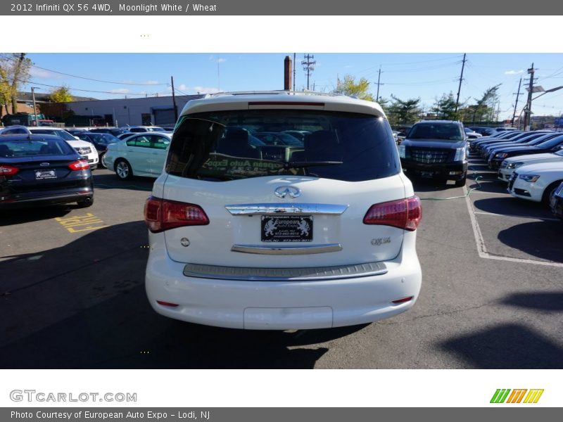 Moonlight White / Wheat 2012 Infiniti QX 56 4WD