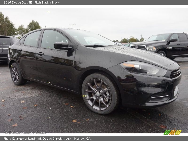 Pitch Black / Black 2016 Dodge Dart SE