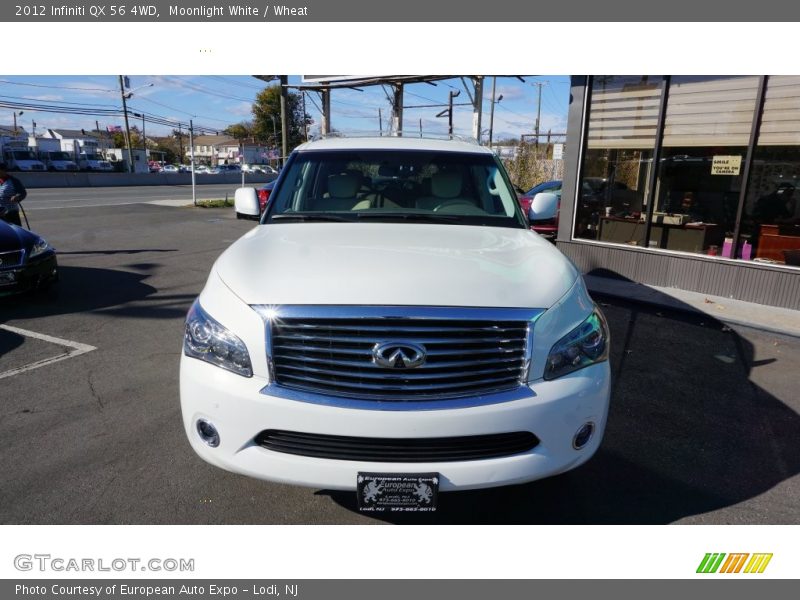 Moonlight White / Wheat 2012 Infiniti QX 56 4WD