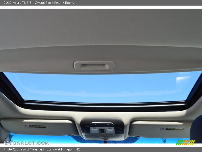 Crystal Black Pearl / Ebony 2012 Acura TL 3.5