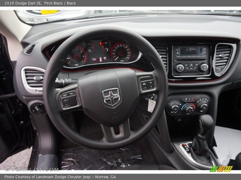 Pitch Black / Black 2016 Dodge Dart SE