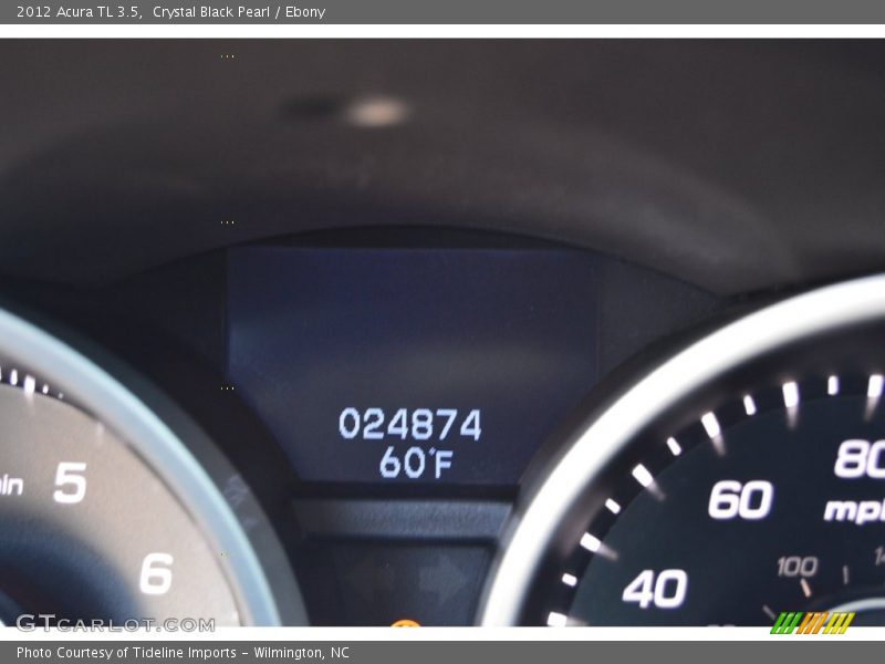 Crystal Black Pearl / Ebony 2012 Acura TL 3.5