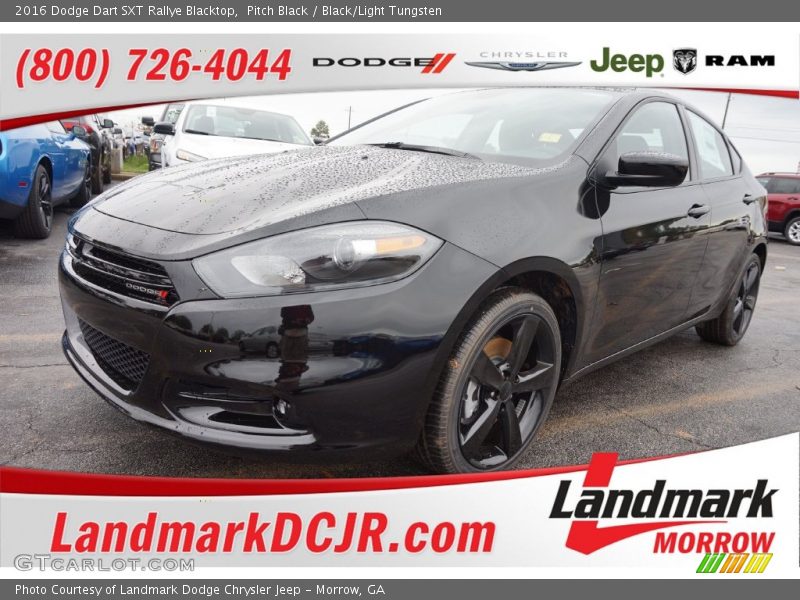 Pitch Black / Black/Light Tungsten 2016 Dodge Dart SXT Rallye Blacktop