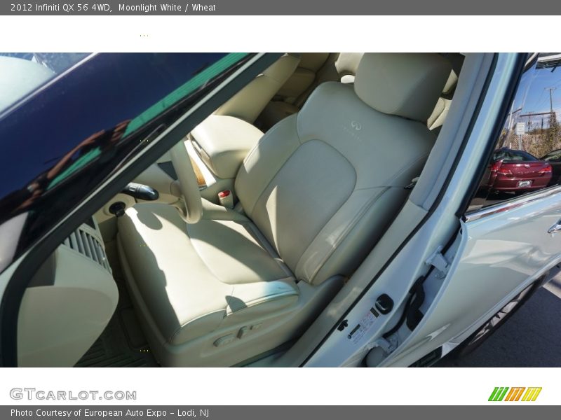 Moonlight White / Wheat 2012 Infiniti QX 56 4WD