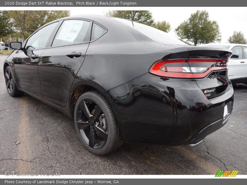 Pitch Black / Black/Light Tungsten 2016 Dodge Dart SXT Rallye Blacktop
