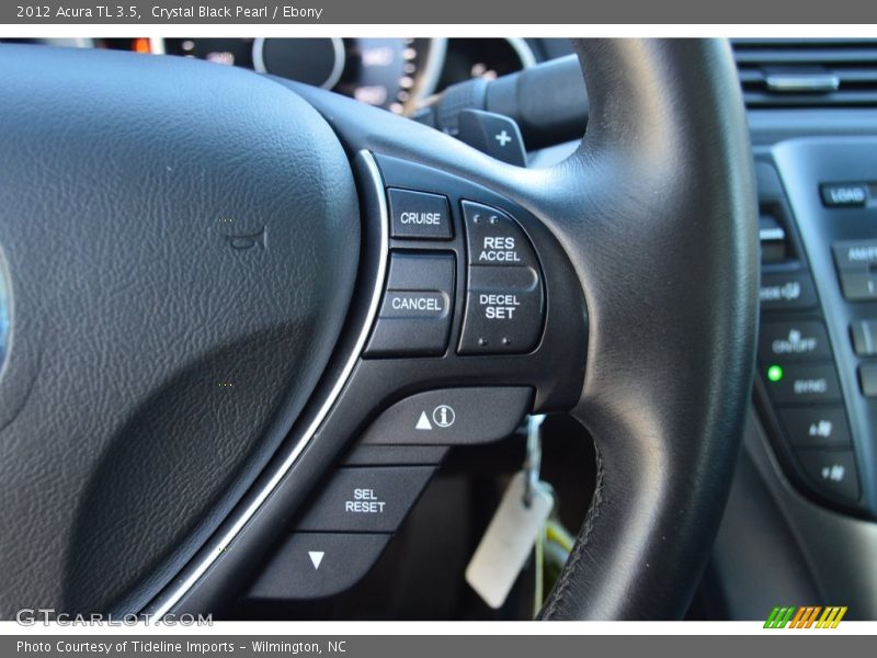 Crystal Black Pearl / Ebony 2012 Acura TL 3.5