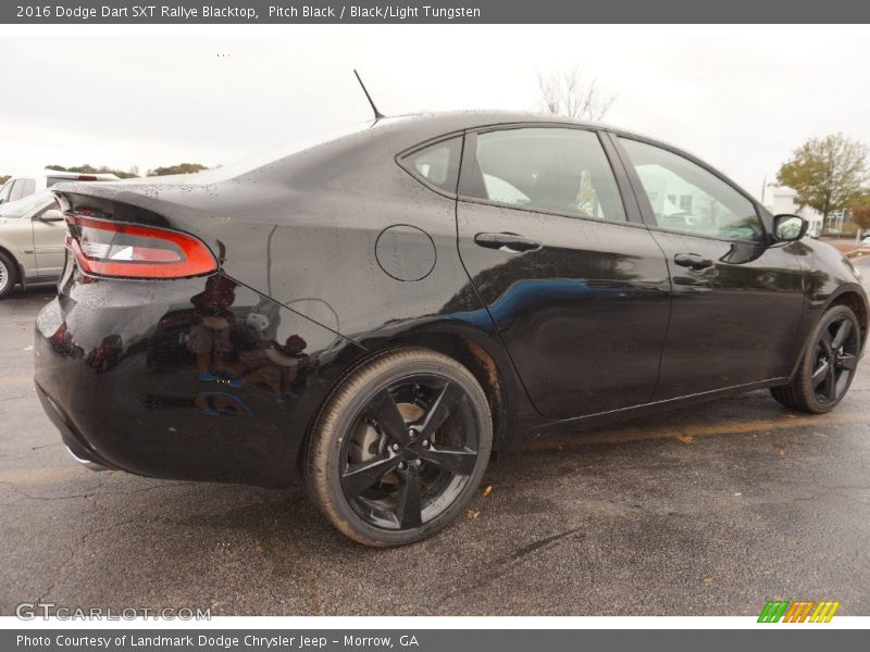 Pitch Black / Black/Light Tungsten 2016 Dodge Dart SXT Rallye Blacktop