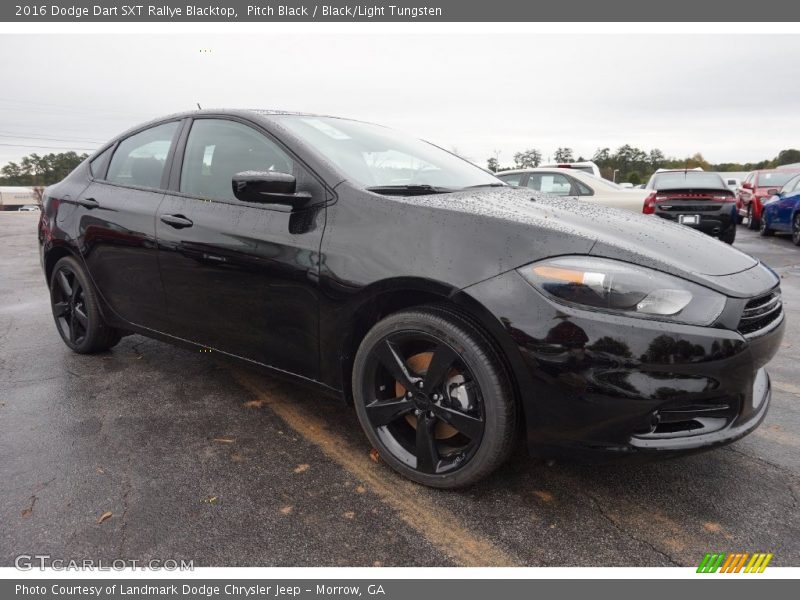 Pitch Black / Black/Light Tungsten 2016 Dodge Dart SXT Rallye Blacktop