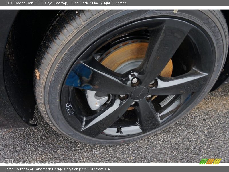 Pitch Black / Black/Light Tungsten 2016 Dodge Dart SXT Rallye Blacktop