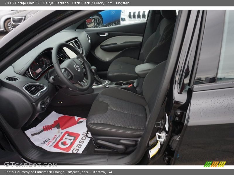 Pitch Black / Black/Light Tungsten 2016 Dodge Dart SXT Rallye Blacktop