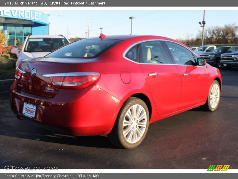 Crystal Red Tintcoat / Cashmere 2013 Buick Verano FWD