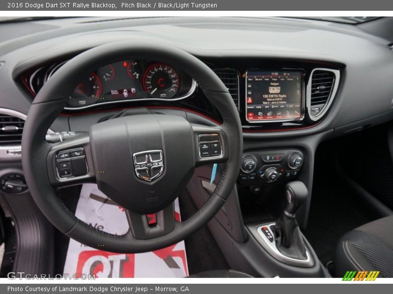 Pitch Black / Black/Light Tungsten 2016 Dodge Dart SXT Rallye Blacktop