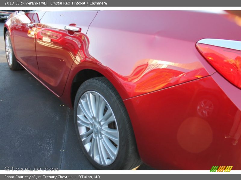 Crystal Red Tintcoat / Cashmere 2013 Buick Verano FWD