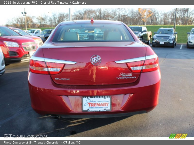Crystal Red Tintcoat / Cashmere 2013 Buick Verano FWD