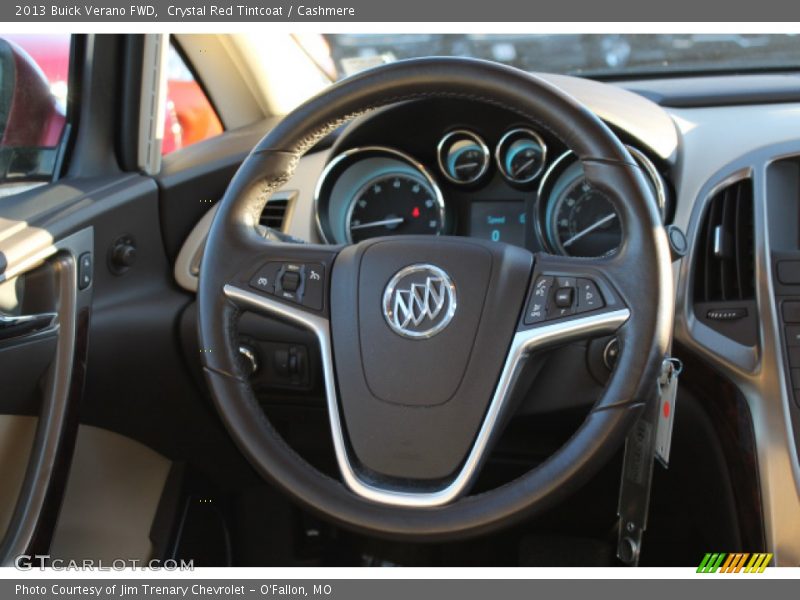 Crystal Red Tintcoat / Cashmere 2013 Buick Verano FWD