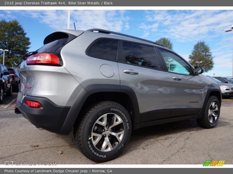 Billet Silver Metallic / Black 2016 Jeep Cherokee Trailhawk 4x4