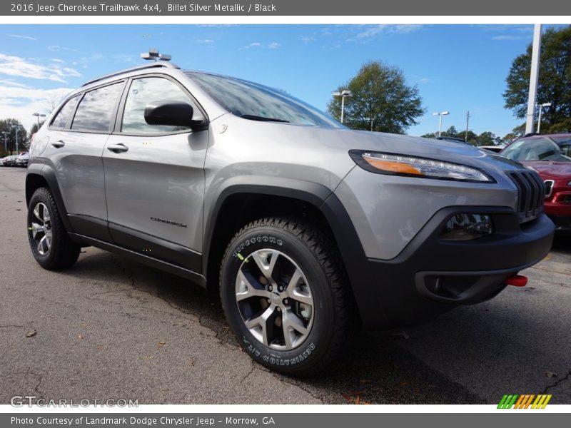 Billet Silver Metallic / Black 2016 Jeep Cherokee Trailhawk 4x4