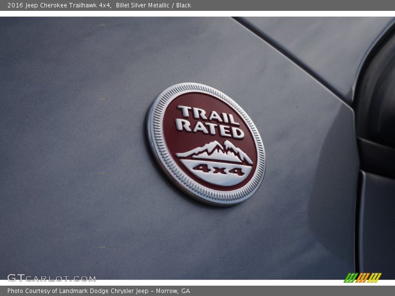 Billet Silver Metallic / Black 2016 Jeep Cherokee Trailhawk 4x4