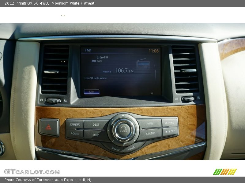 Moonlight White / Wheat 2012 Infiniti QX 56 4WD