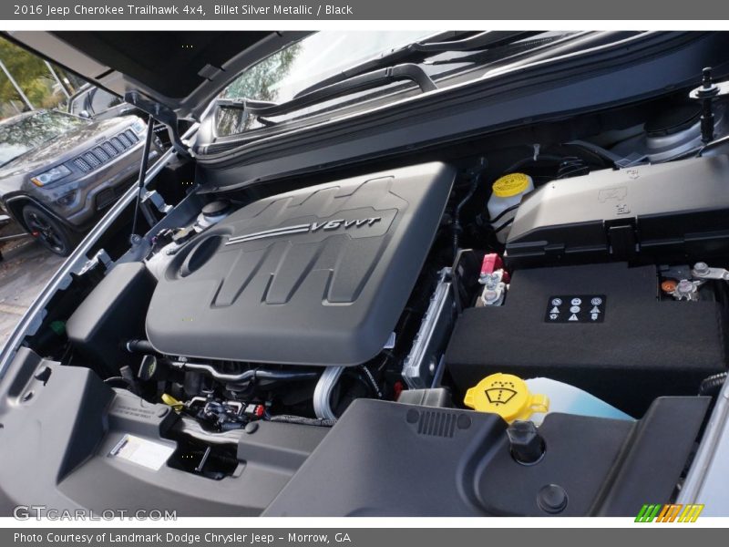 Billet Silver Metallic / Black 2016 Jeep Cherokee Trailhawk 4x4