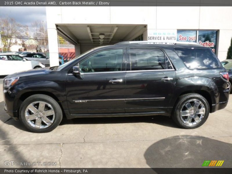 Carbon Black Metallic / Ebony 2015 GMC Acadia Denali AWD