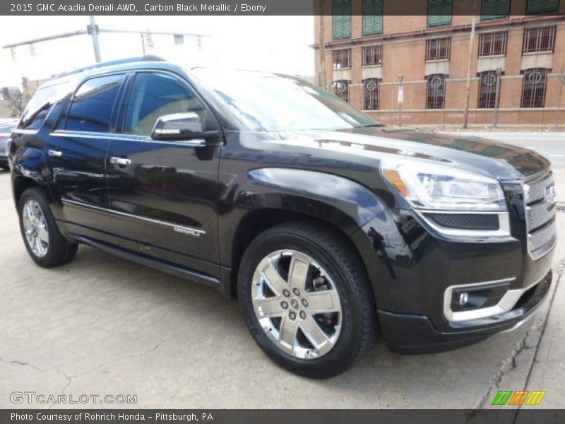 Carbon Black Metallic / Ebony 2015 GMC Acadia Denali AWD