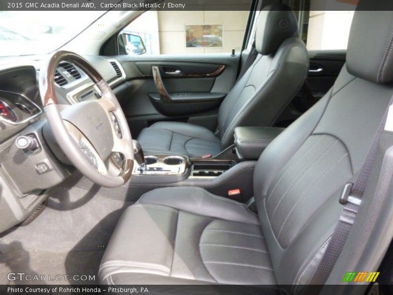 Carbon Black Metallic / Ebony 2015 GMC Acadia Denali AWD
