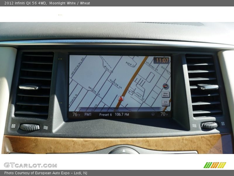 Moonlight White / Wheat 2012 Infiniti QX 56 4WD