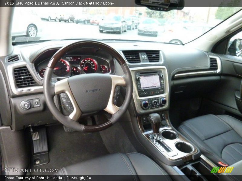 Carbon Black Metallic / Ebony 2015 GMC Acadia Denali AWD