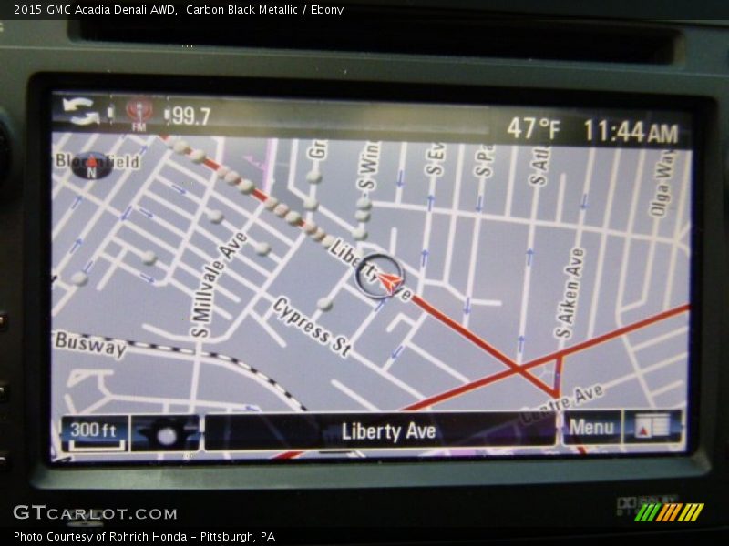Carbon Black Metallic / Ebony 2015 GMC Acadia Denali AWD