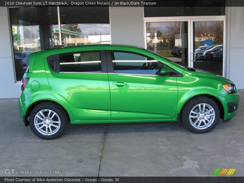  2016 Sonic LT Hatchback Dragon Green Metallic