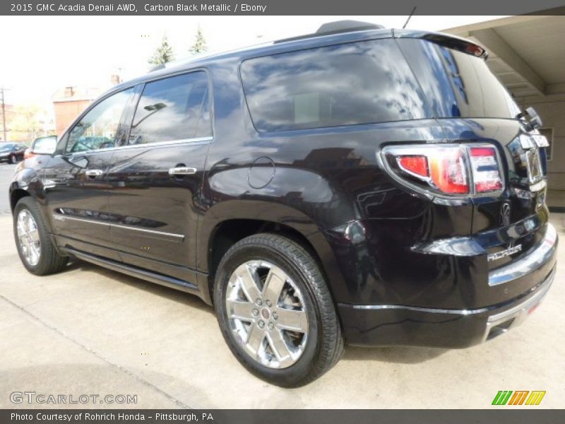 Carbon Black Metallic / Ebony 2015 GMC Acadia Denali AWD