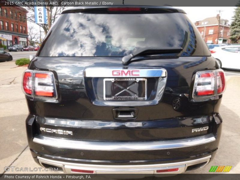 Carbon Black Metallic / Ebony 2015 GMC Acadia Denali AWD