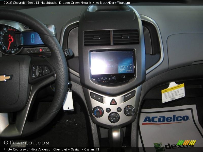 Dragon Green Metallic / Jet Black/Dark Titanium 2016 Chevrolet Sonic LT Hatchback