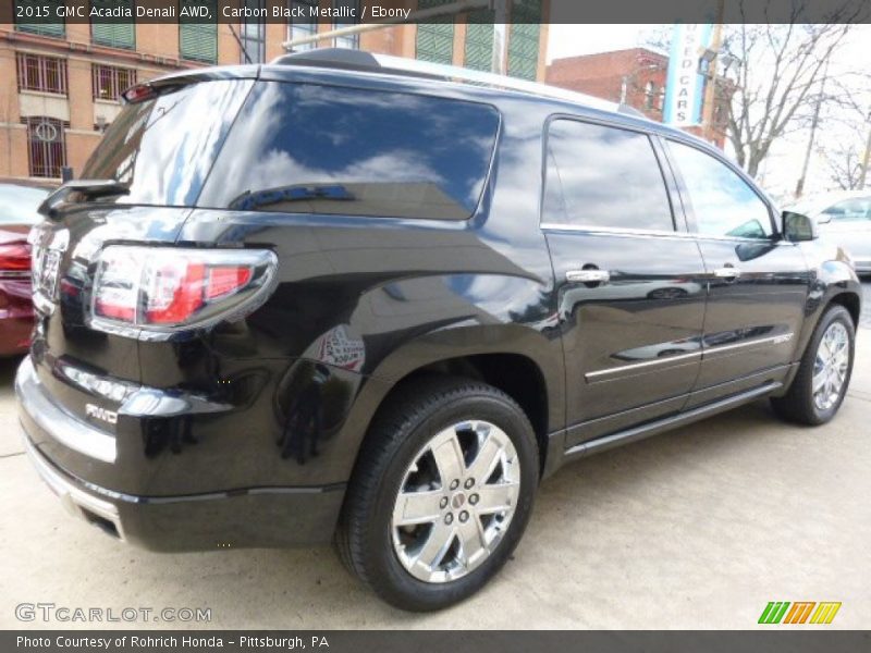 Carbon Black Metallic / Ebony 2015 GMC Acadia Denali AWD