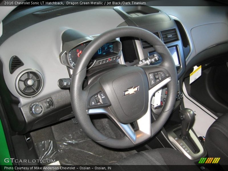 Dragon Green Metallic / Jet Black/Dark Titanium 2016 Chevrolet Sonic LT Hatchback