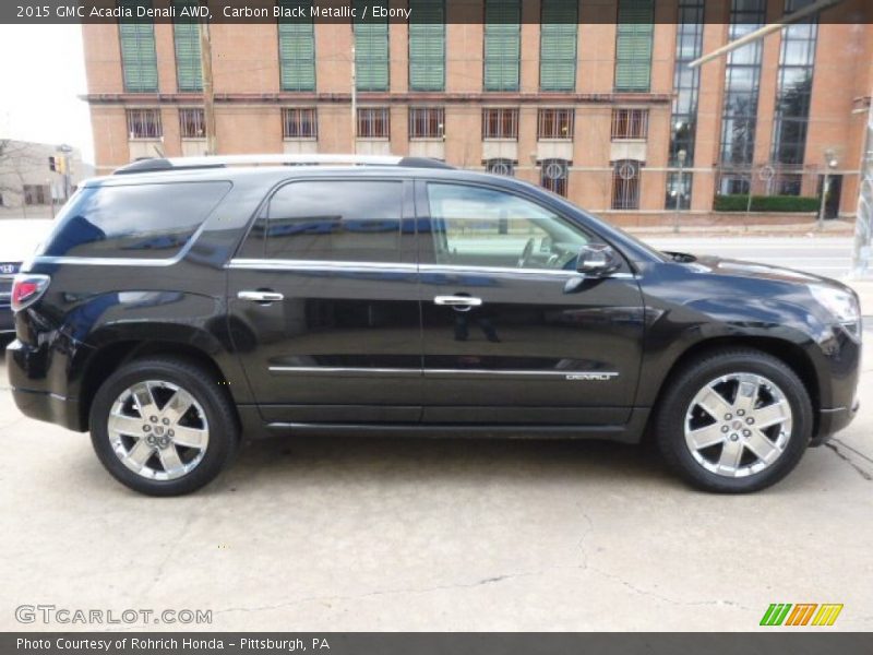 Carbon Black Metallic / Ebony 2015 GMC Acadia Denali AWD