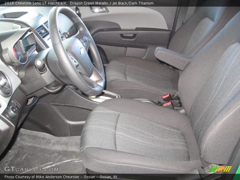 Dragon Green Metallic / Jet Black/Dark Titanium 2016 Chevrolet Sonic LT Hatchback