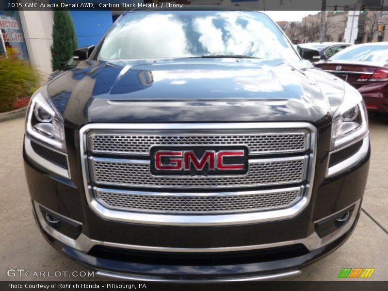 Carbon Black Metallic / Ebony 2015 GMC Acadia Denali AWD