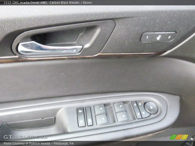 Carbon Black Metallic / Ebony 2015 GMC Acadia Denali AWD