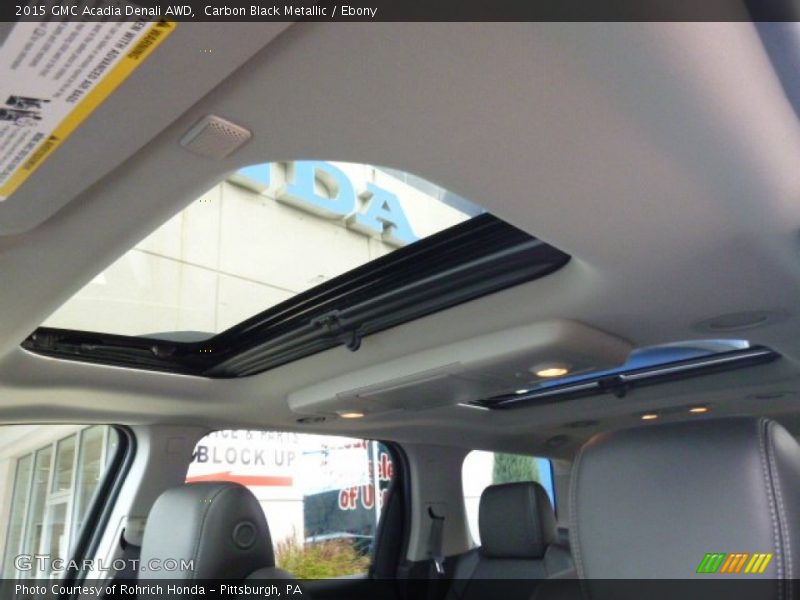 Carbon Black Metallic / Ebony 2015 GMC Acadia Denali AWD