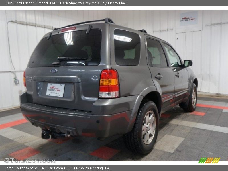Dark Shadow Grey Metallic / Ebony Black 2005 Ford Escape Limited 4WD
