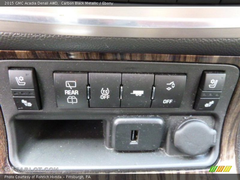 Carbon Black Metallic / Ebony 2015 GMC Acadia Denali AWD