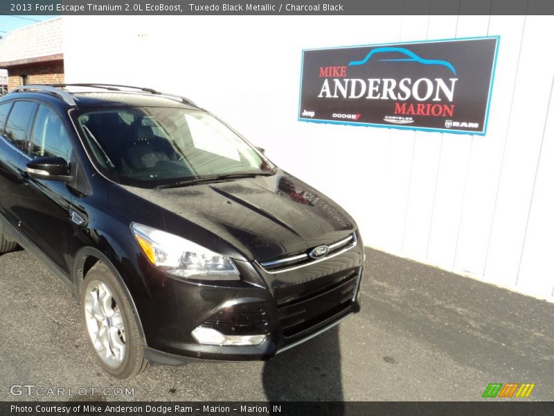 Tuxedo Black Metallic / Charcoal Black 2013 Ford Escape Titanium 2.0L EcoBoost