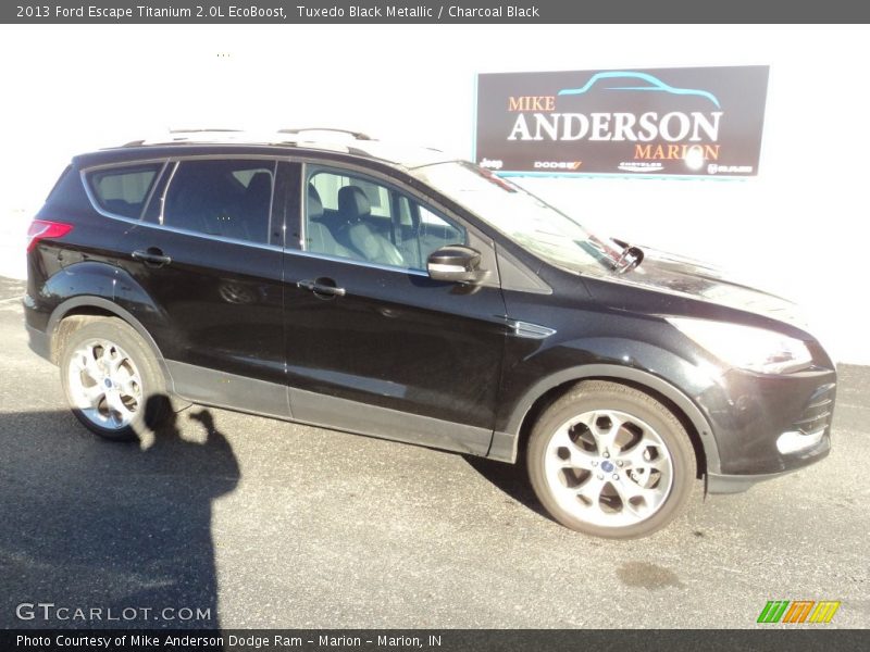 Tuxedo Black Metallic / Charcoal Black 2013 Ford Escape Titanium 2.0L EcoBoost
