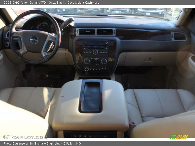 Onyx Black / Cocoa/Light Cashmere 2008 GMC Yukon Denali AWD