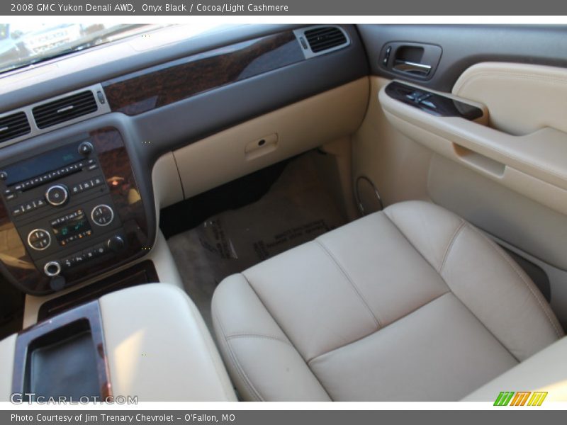 Onyx Black / Cocoa/Light Cashmere 2008 GMC Yukon Denali AWD