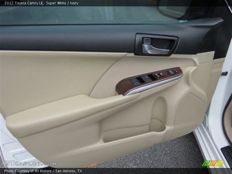 Super White / Ivory 2012 Toyota Camry LE